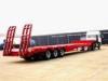 Quality 80T Lowbed in Truck Semi Trailer for heavy duty equipment