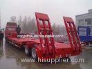 Common mechanical 3 Axle Low Bed Trailers Air Ladder FUWA Brand