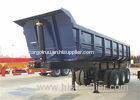 3 axle side dump tipper semi trailer rear tipper truck trailer