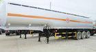 Popular in Africa and Mid east 3 or 4 axles Fuwa or Bpw 45000 liters fuel tanker trailer / crude oil