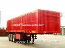 3mm Diamond Plate box semi trailer for cargo transportation close - ended