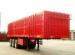 3mm Diamond Plate box semi trailer for cargo transportation close - ended