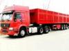 JOST 50# traction pin open box tri-axle van semil trailer (volume and platform optional)