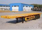 Hot sale 3 axles 40ft flatbed or high bed container truck trailer