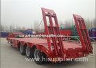 Lowbed Goose Neck Semi Trailer for Construction Transportation Tri-axle 13m 3axle