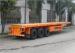 12.5m steel Flatbed Container Trailer with lock for cargo transportation