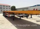 40ft steel material for container flatbed semi trailer / double axle trailer