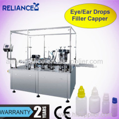 sterile eye ear nasal drops filling stoppering capping processing machinery