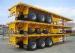 3 axles 40 tons 40 ft Heavy Duty flat bed trailer Leaf Spring Suspension