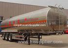 Sinotruk 40CM3 Tri - axle 30T Stainless Fuel Tanker Semi Trailer 10M Liquid Transport