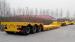 ISO certification excavator delivery trailer / low flatbed gooseneck trailers 3 axles 80 tons