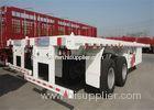 Common Mechanical Suspension Flatbed Container Trailer 2 Axles FUWA Brand