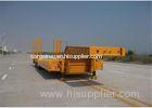 3 axle 50ton payload low bed semi trailer for machine transport