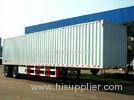 Common mechanical Suspension Fuwa axles Box Semi Trailer for cargo transportation