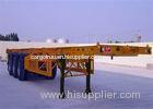 Factory supply 3 axle 40 feet flatbed container trailer color chosen by customers