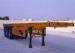 Factory supply 3 axle 40 feet flatbed container trailer color chosen by customers