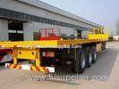 China manufacturer Tri-axle High Bed Semi-Trailer Truck Trailer flatbed trailer