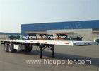 3 axle container loading and transporting solution flatbed container trailer