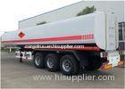 Aluminum Alloy / Qabon steel / Stainless Steel Material Tri-axle 50000 Litres Fuel Tanker Truck Semi