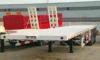 3 axle 60t 20/40/45ft carbon steel flatbed container trailer for sale
