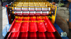 double layer roof tile forming machinery