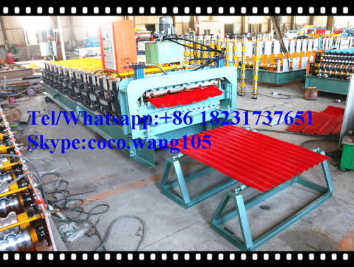DIXIN 840/850 roof sheet double deck forming machine
