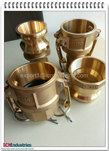 Gravity casting/Die casting brass camlock couplings supplier type A