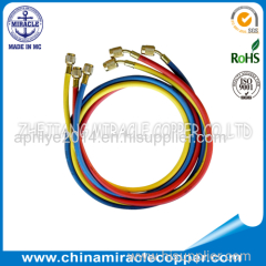 A/C Refrigeration Charing Hose Set & Charging Meter