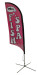 Advertising Tear Drop Flag Banner with Aluminum Pole and with Your Logo