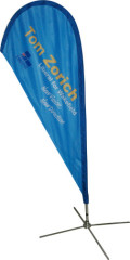 Advertising Tear Drop Flag Banner with Aluminum Pole and with Your Logo