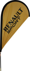 Advertising Tear Drop Flag Banner with Aluminum Pole and with Your Logo