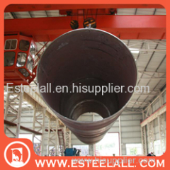 astm api iso erw large diameter and good quality carbon welded steel pipe