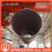 astm api iso erw large diameter and good quality carbon welded steel pipe