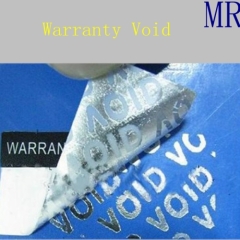 Minrui Custom Shape SIze Color Security Void Label Warranty Void Labels Stickers