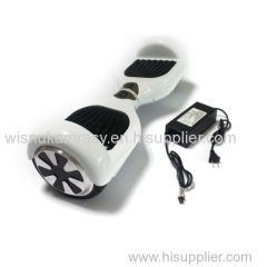electric scooter skateboard smart self balancing scooter White