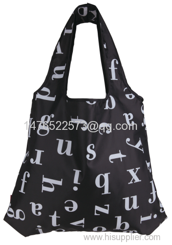 2015 fashion polyester foldable shopping bag for gift