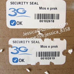 Top Quality Custom Variable Barcode Label Sticker Anti-theft Barcode Label Sticker Promotion Security In Roll