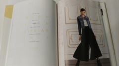 Custom lay-flat sewn binding hardback company photo book printing services for advertisements