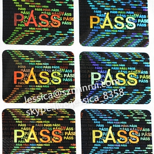 High Quality Custom Hologram Sticker Laser Anti-counterfeit Labels Hologram Security Sticker