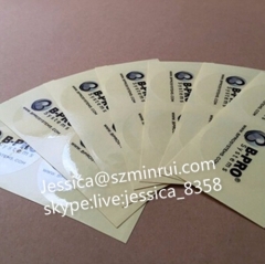 Custom Transparent Label Printing Round Self Adhesive Clear Vinyl Sticker Transparent Clear Circle Stickers