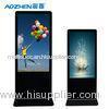 Floor standing Totem Touch Screen LCD AD player right angle for shopping mall / lobby