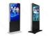 46'' Floor Standing Kiosk Touch Screen Advertising Player 3G WiFi Multimedia Network