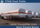 3 Axles 45000 liters 5 compartments fuel tanker trailer for oil transportation