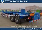 High Strength Steel 2 axles 45ft terminal container trailers chassis Low Maintenance