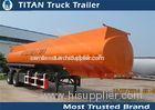 Professional multi compartments petrol liquid tank trailer with 2 axles 38000 liters