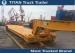 Economic and flexible lowboy gooseneck trailers / 3*15 tons tri axle trailer