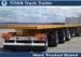 4 Axles 60 tons 40ft Flatbed Semi Trailer with mechanical steel spring suspension