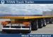 4 Axles 60 tons 40ft Flatbed Semi Trailer with mechanical steel spring suspension