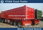 Titan fuwa Tri - axle 40 Tons off road triple axle dump trailer for agricultural