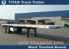 40 Foot tandem flatbed trailer bogie suspension WABCO or Haldex Brake system